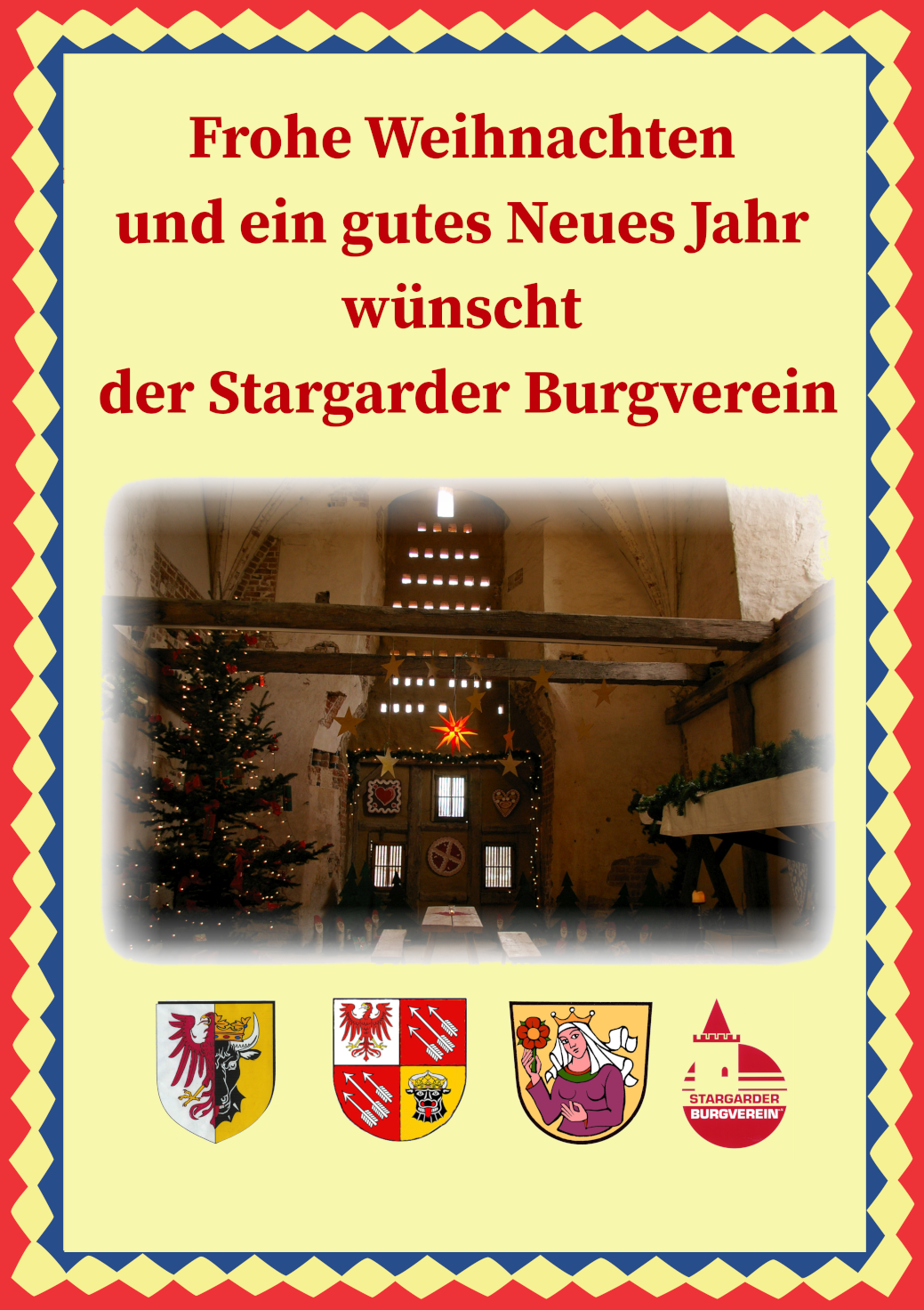 Stargarder Burgverein e.V.
Weihnachts- und Neujahrsgruß